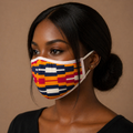 Tetris Kente Face Mask